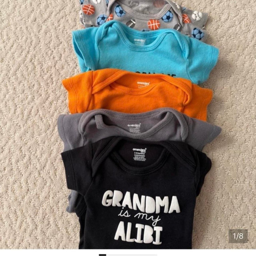 Garanimals & Onesies Brand Infant Onesies Size 3-6 Months